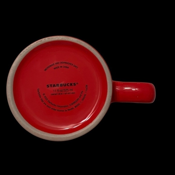Starbucks 11 oz Red mug - 2020 - Picture 6 of 6